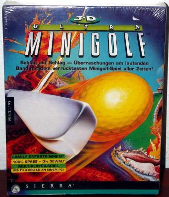 3-D Ultra Minigolf OVP Windows 3.1/95 Sierra 1997