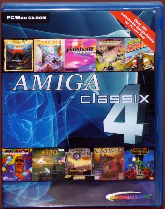 AMIGA Classix 4 Go Retro ultimative 200 Amiga Spiele Compilation PC/MAC CD-ROM Magnussoft 2004