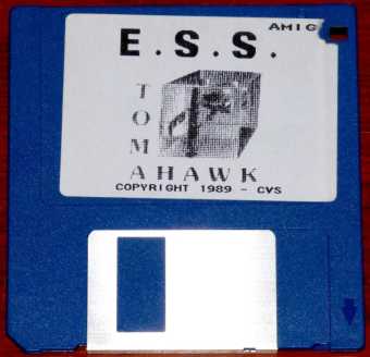 AMIGA European Space Simulator E.S.S Tomahawk Diskette CVS 1989