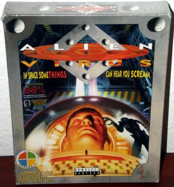 Alien Virus DOS Spiel OVP Trecision/Softgold 1994