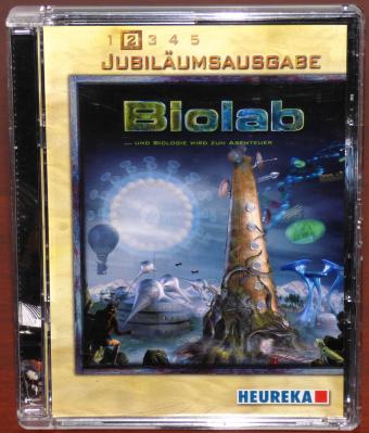Biolab Lernadventure Biologie limitierte 1. Auflage Jubiläumsausgabe PC/Mac OS CD-ROM inkl. Lösungsweg ISBN 3-938760-11-7 Heureka-Klett Verlag 2004