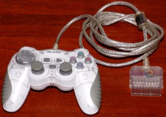 Blaze PlayStation 2 (PS2) Mini Game Pad (white) xploder.net