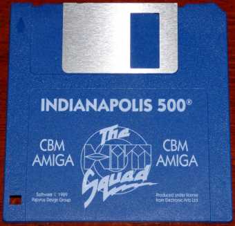 CBM Amiga - Indianapolis 500 - Spiele Diskette Pypyrus Design Group/Electronic Arts Ltd. 1989
