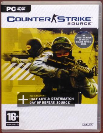 Counter Strike: Source - includes Half-Life 2: Deathmatch & Day of Defeat: Source PC DVD-ROM Valve 2005