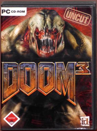 DOOM 3 original US Version UNCUT PC CD-ROMs id Software/ActiVision 2004