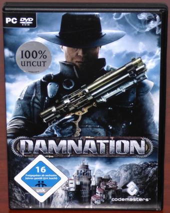 Damnation 100% Uncut PC DVD Blue Omega Entertainment/Codemasters 2007