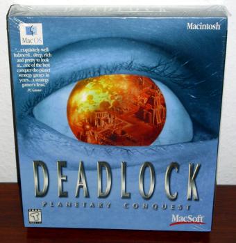 Deadlock Planetary Conquest - Accolade Macsoft 1996 Strategiespiel - MacOS Macintosh OVP Neu