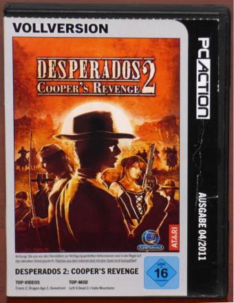 Desperados 2 Coopers Revenge PC Action 04/2011 Vollversion inkl. The Silver Lining Epidsode 1-3 Spellbound/ATARI 2006