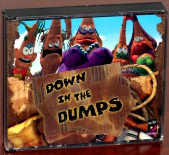 Down in the Dumps 3 CD-ROMs PC und Mac Comic Adventure ab 486er Catalogue-No: 813-5077 HaiKu Studios/Philips Interactive Media/Bomico 1996