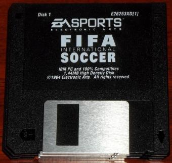 FIFA Soccer International EA Sports 3 Disketten von Electronic Arts 1994