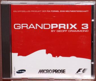 Grand Prix 3 by Geoff Crammond F1 offizielles Produkt der FIA Formel Eins Weltmeisterschaft PC CD-ROM MicroProse/Hasbro Interactive 2000