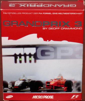 Grand Prix 3 PC CD-ROM FIA Formel Eins Weltmeisterschaft F1 by Geoff Crammond OVP MicroProse/Hasbro Interactive 2000