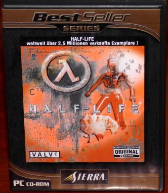Half-Life PC CD-ROM komplett Deutsche Original Version Valve/Sierra 2001