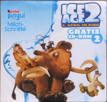 Ice Age 2 The Meltdown Matschbahn/Derby-Spiel Gratis CD-ROM TM/Ferrero 2005