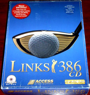 Links 386Pro Golfspiel