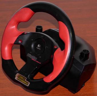 Logitech WingMan Formula Force GP Force Feedback Wheel USB Lenkrad inkl. Netzteil & Treiber-CD