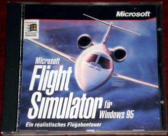 Microsoft Flight Simulator für Windows 95, CD im Jewelcase