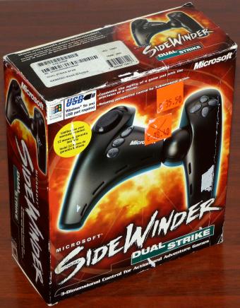 Microsoft SideWinder Dual Strike USB Gamepad in OVP