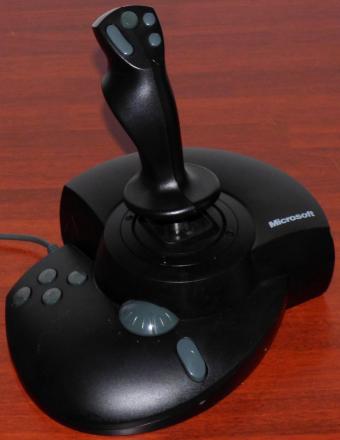 Microsoft SideWinder Force Feedback Pro Joystick Gameport-Anschluss Part-No. 96755 inkl. Netzteil