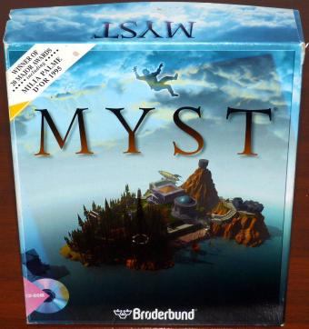 Myst inklusive Journal & Hinweisse in OVP - Broderbound/Cyan 1995