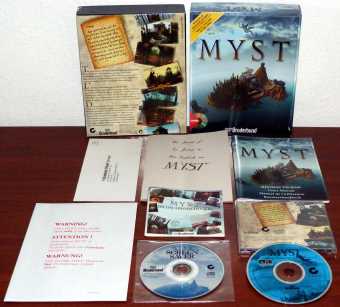 Myst - inklusive Bildschirmschoner/Screensaver CD - Broderbound/Cyan 1995