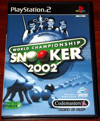 PS/2 Game - Snooker 2002 World Championchip - Codemasters