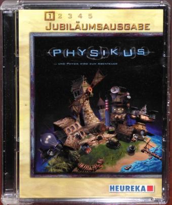 Physikus Jubiläumsausgabe limitiert 1. Auflage 2004 ..und Physik wird zum Abenteuer - Heureka-Klett Verlag/Ruske Pühretmaier Edutainment GmbH, Lern Game inkl. Lösungweg auf CD ISBN: 3-12-135084-6