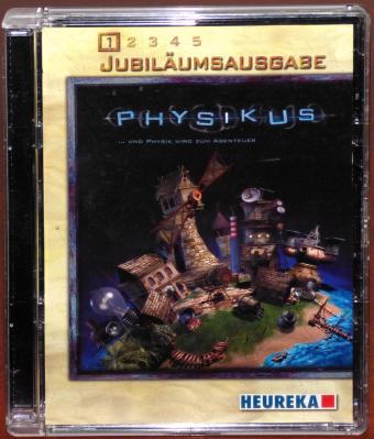 Physikus Lernadventure Physik Abenteuer limitierte Jubiläumsausgabe 1 für PC/Mac-OS auf 2 CD-ROMs inkl. Lösungsweg ISBN-3-12-135084-6 Heureka Klett Verlag 2004