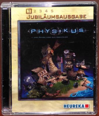 Physikus Lernadventure Physik Abenteuer limitierte Jubiläumsausgabe 1 für PC/Mac-OS auf 2 CD-ROMs inkl. Lösungsweg ISBN-3-12-135084-6 Heureka Klett Verlag 2004