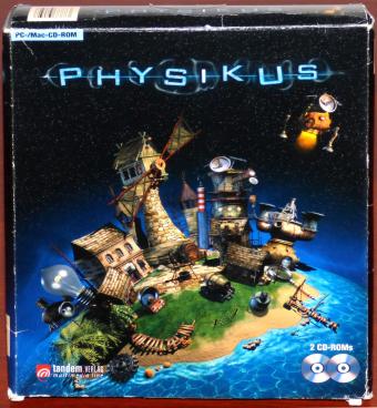 Physikus Lernadventure Physik für PC/Mac-OS auf 2 CD-ROMs in Bigbox BrainGame/tandem Verlag OVP