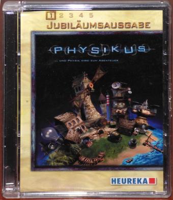 Physikus Lernadventure Physik limitierte Jubiläumsausgabe 1 für PC/Mac-OS auf 2 CD-ROMs inkl. Lösungsweg ISBN-3-12-135084-6 Heureka Klett Verlag 2004