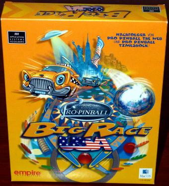 Pro Pinnball - Big Race USA & Timeshock - Application Systems Heidelberg/empire Interactive Mac-OS CD 1999