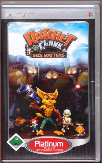 Ratchet & Clank Size Matters PSP (PlayStation Portable) Platinum UMD (Universal Media Disc) Sony 2007