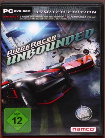 Ridge Racer Unbounded - Limited Edition PC DVD-ROM Bugbear/Namco Bandai Games Inc. 2012