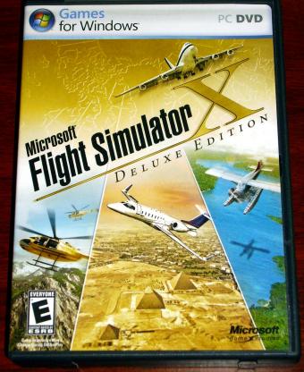 Microsoft Flight Simulator X - Deluxe-Edition 2 DVDs englische Version