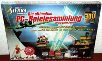 Sierra - Die ultimative PC-Spielesammlung 5-CDs 1999 Silent Thunder, Civil War, 3D Ultra Minigolf, Return to Krondor, Nascar Racing, Torins Passage, Indy Car Racing II