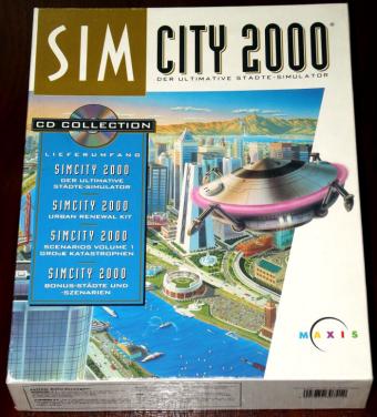 SimCity 2000 CD-Editon mit Urban Renewal Kit OVP
