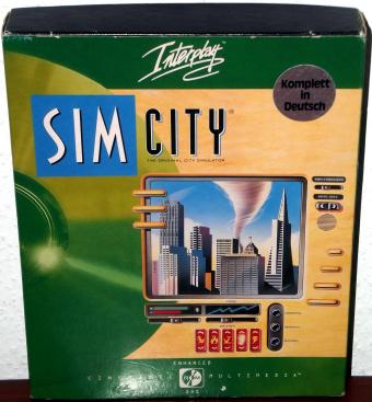 SimCity - CD Version OVP komplett in Deutsch von Maxis/Interplay Productions 1993