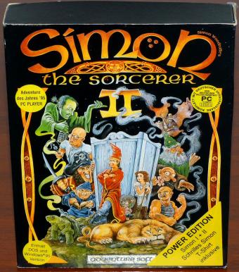 Simon The Sorcerer I & II Power Edition - Adventure Soft/Bomico 1995