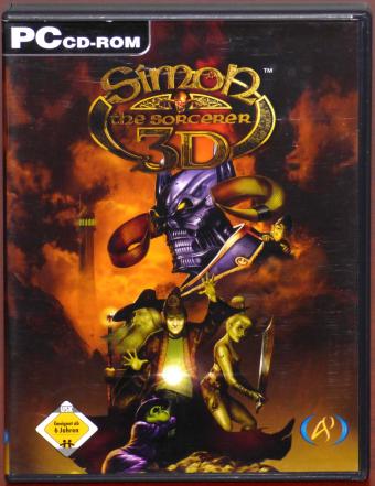 Simon the Sorcerer 3D PC 2x CD-ROMs Adventure Soft Publishing 2002