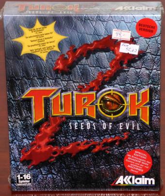 Turok 2 Seeds of Evil Special-Edition Deutsche Version 3dfx NEU/OVP Acclaim Entertainment 1999