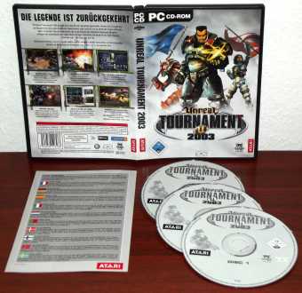 Unreal Tournament 2003 auf 3 CDs