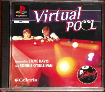 PS1 Game - Virtual Pool - Celeris / Interplay 1996