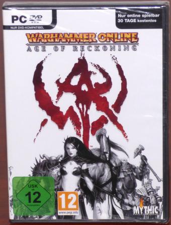 Warhammer Online - Age of Reckoning PC DVD OVP Mythic Entertainment/Games Workshop 2008