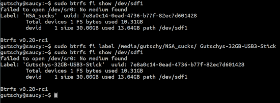 btrfs, B-tree FS, Butter FS