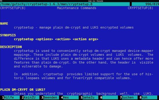cryptsetup