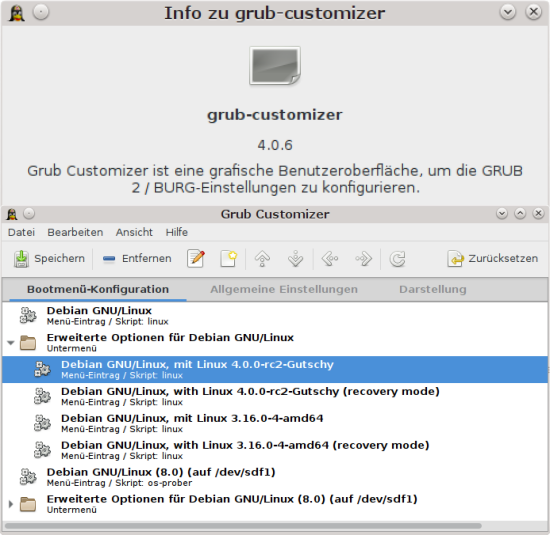 GRUB Customizer