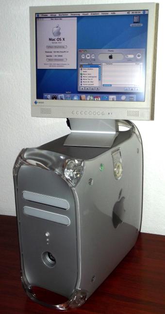 Apple PowerMac G4 800MHz CPU, 1GB RAM, Maxtor 80GB HDD, HL CD-RW, ATI Radeon 7500 32MB DVI (QuickSilver 2002)