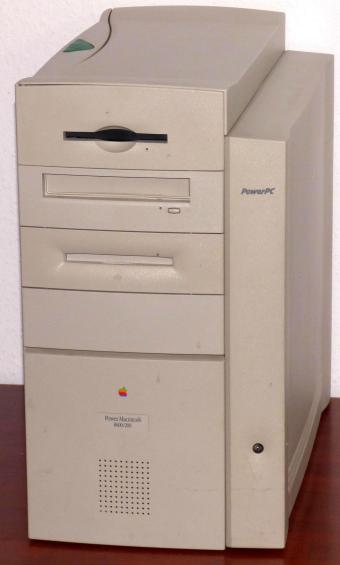 Apple Power Macintosh 8600/200 PowerPC HDD & ZIP-Laufwerk, CD-ROM, USB/Firewire-Karte, Mainboard-Nr.: 820-0858-B, 1996