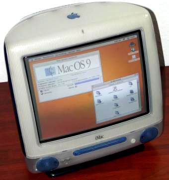 Apple iMac G3 Blue, PowerPC 400MHz CPU, 15